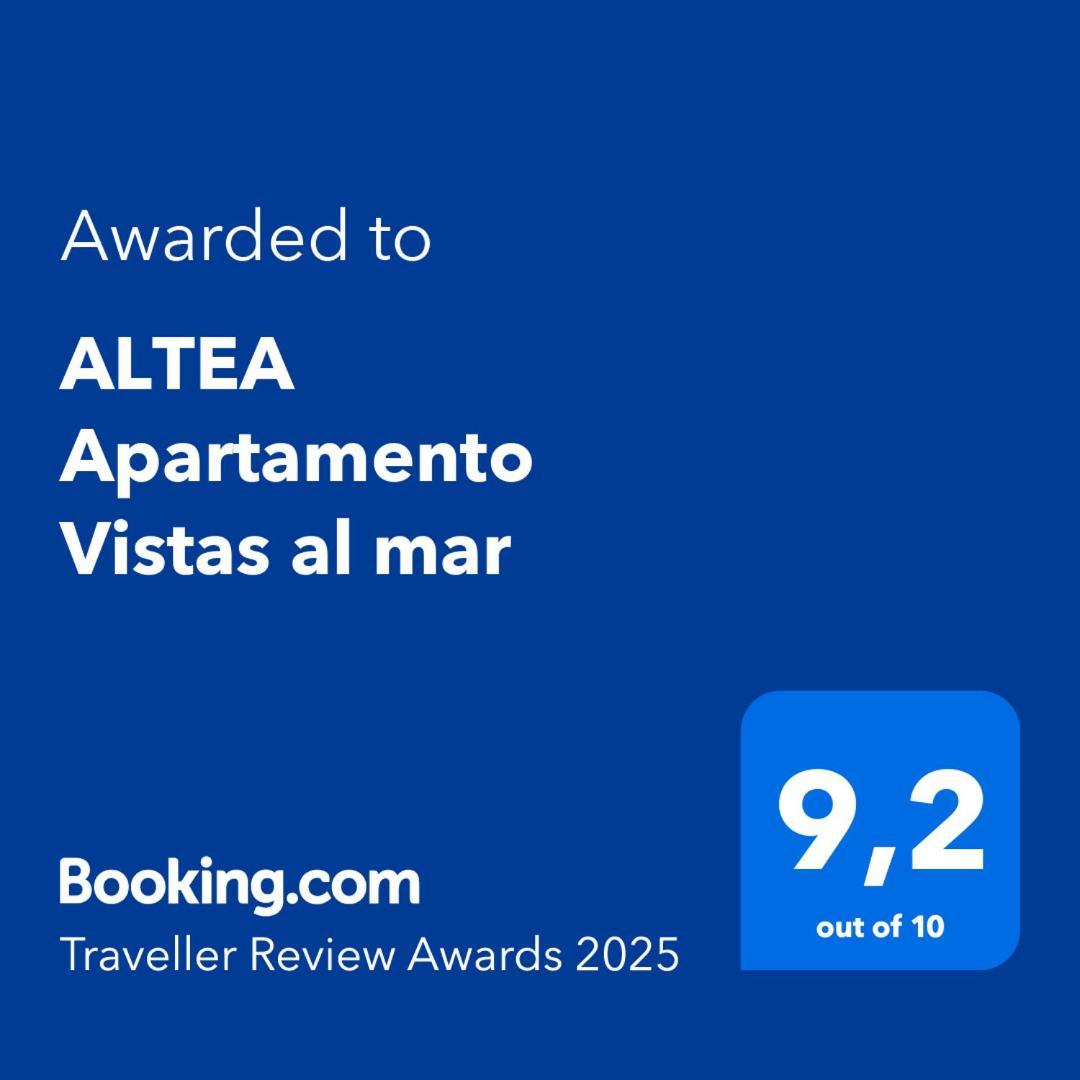 Altea Apartamento Vistas Al Mar Kültér fotó